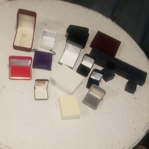 Lot of vintage storage  Jewelry boxes from estate sale find